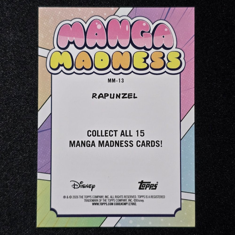 2026 Topps® Neon Disney Manga Madness #13 Rapunzel