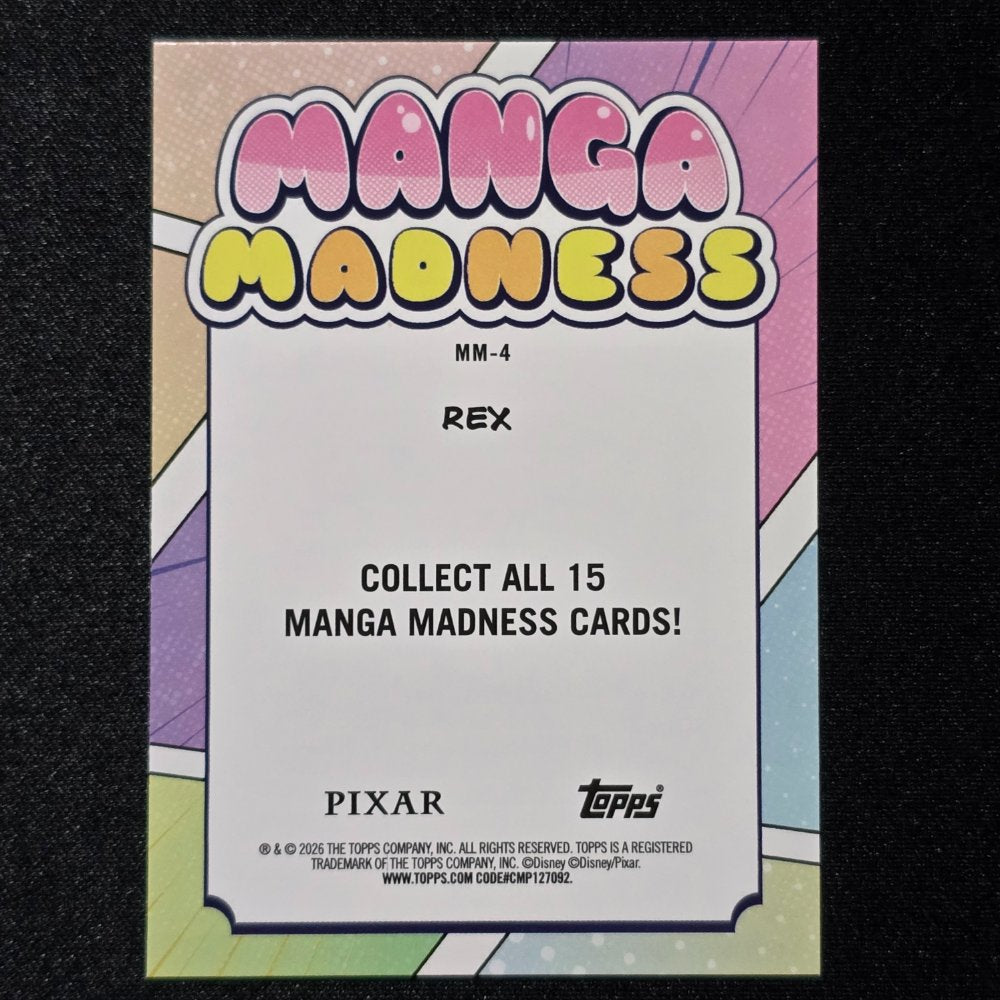 2026 Topps® Neon Disney Manga Madness #4 Rex [Toy Story]