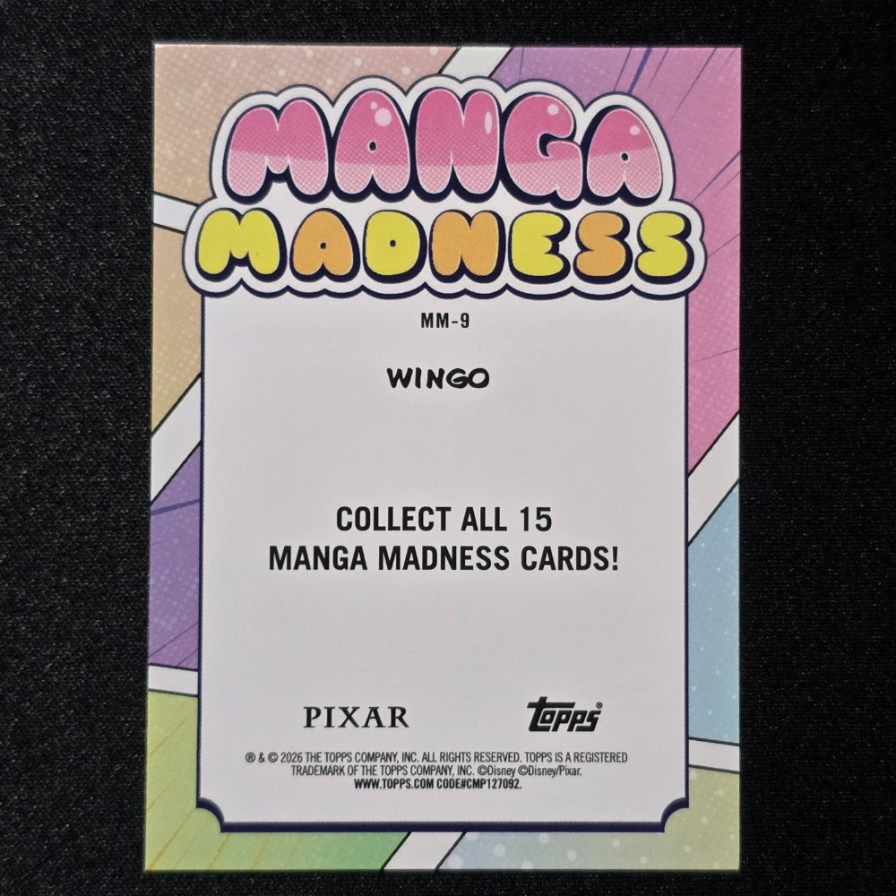 2026 Topps® Neon Disney Manga Madness #9 Wingo [Cars]