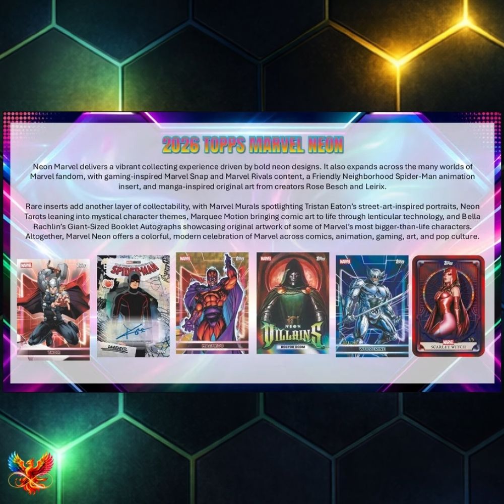 2026 Topps Marvel Neon Value Blaster Box