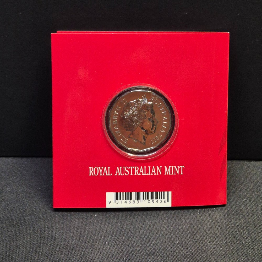 2017 50c Lunar Series Year of the Rooster Tetradecagon Series Uncirculated Coin