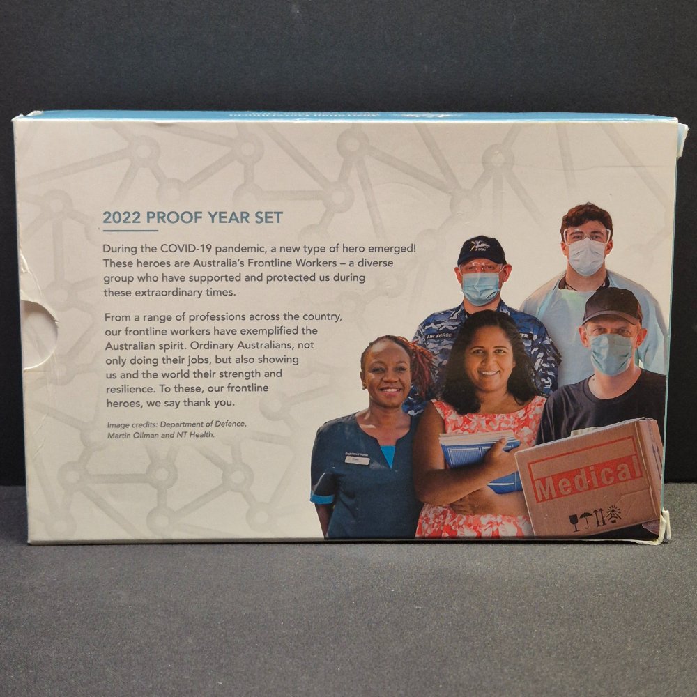 2022 Australia's Frontline Workers Six-Coin Proof Set