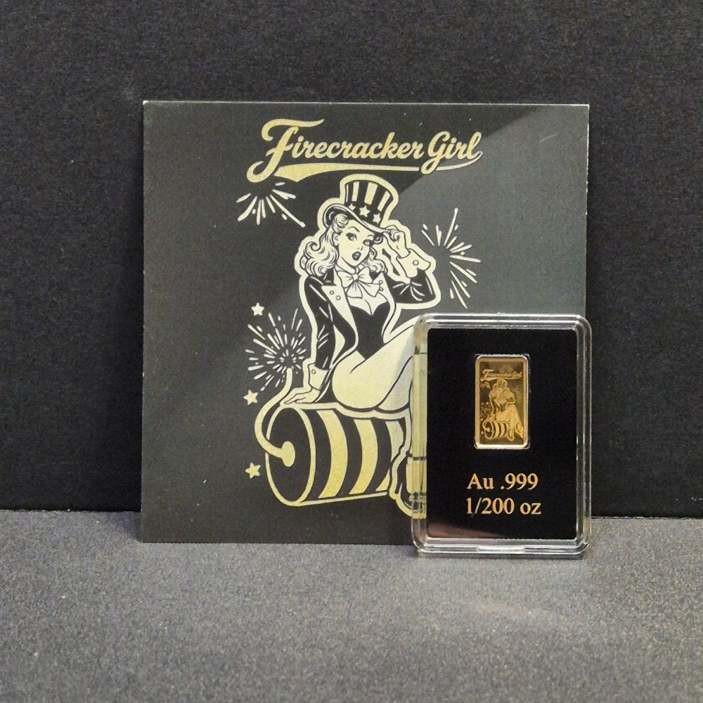 2026  $20 Liberia (Firecracker Girl) 1/200oz 999.9 Fine Gold Proof Coin