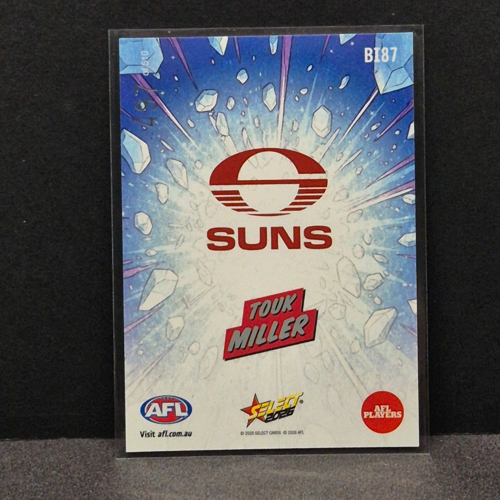 2026 AFL Footy Stars - Booom Ice - BI87 - Touk Miller