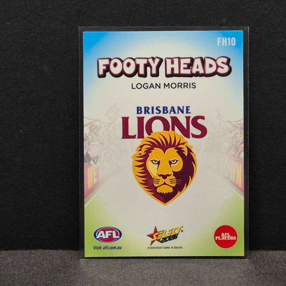 2026 AFL Footy Stars - Footy Heads - FH10 - Logan Morris