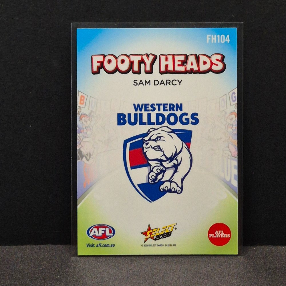 2026 AFL Footy Stars - Footy Heads - FH104 - Sam Darcy