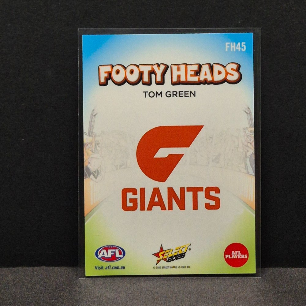 2026 AFL Footy Stars - Footy Heads - FH45 - Tom Green