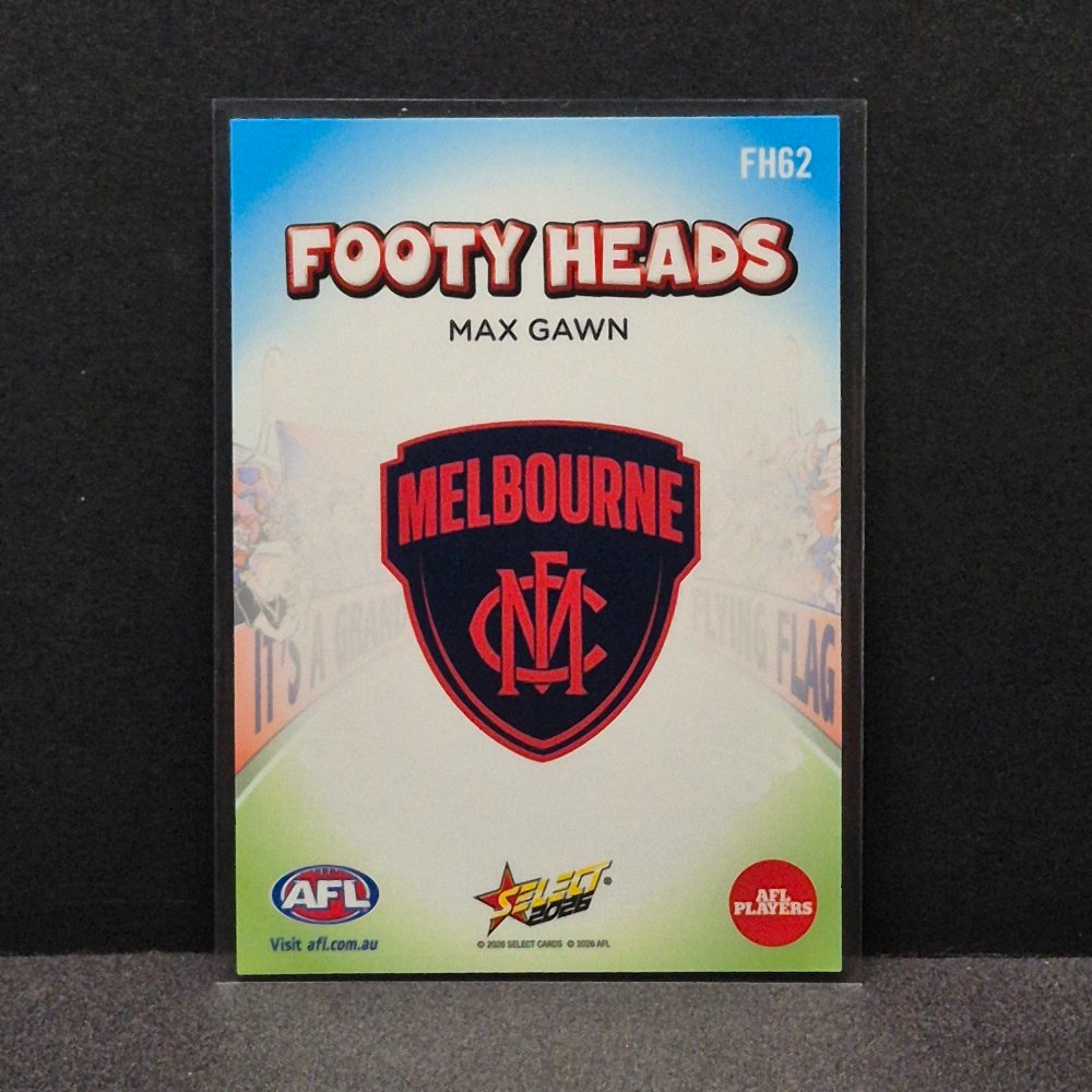 2026 AFL Footy Stars - Footy Heads - FH62 - Max Gawn