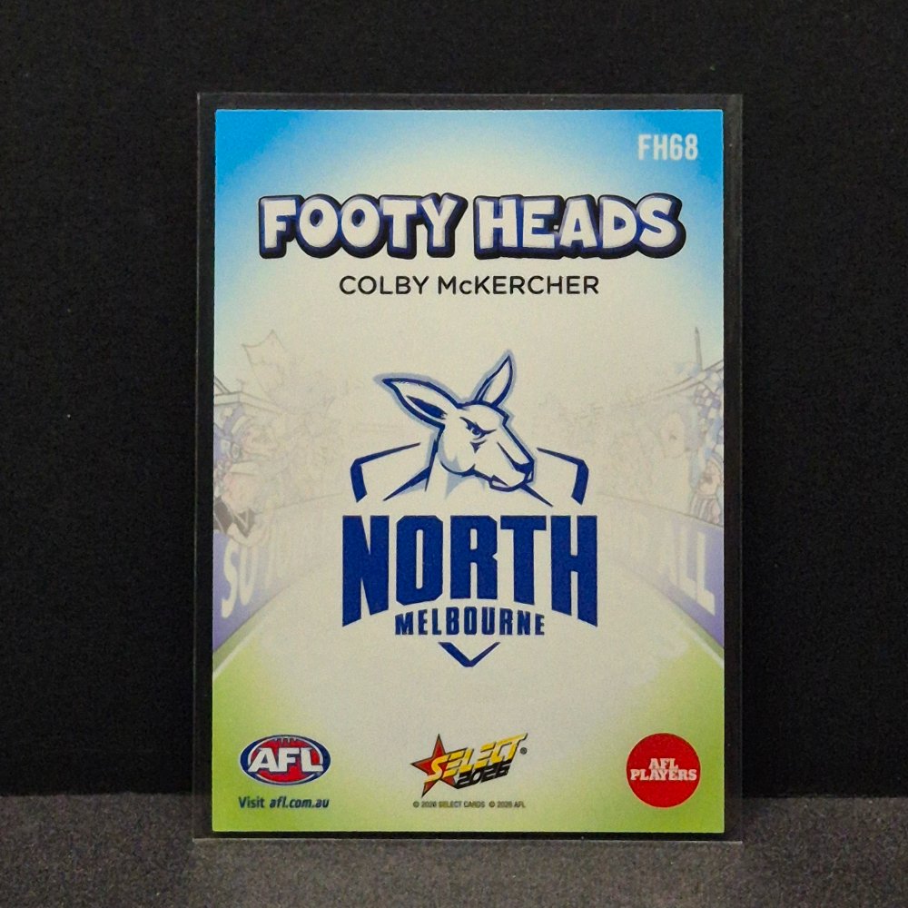 2026 AFL Footy Stars - Footy Heads - FH68 - Colby McKercher