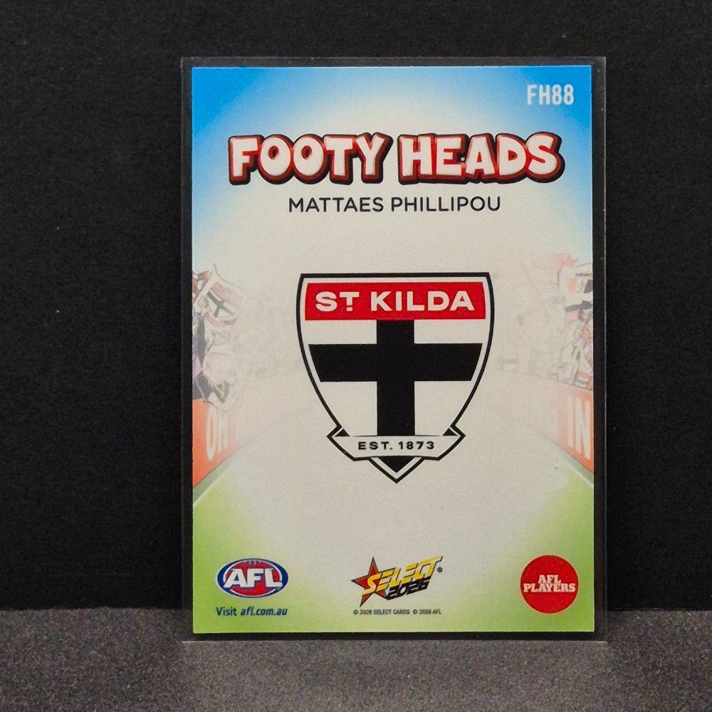 2026 AFL Footy Stars - Footy Heads - FH88 - Mattaes Phillipou