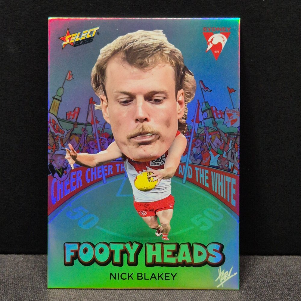 2026 AFL Footy Stars - Footy Heads - FH91 - Nick Blakey