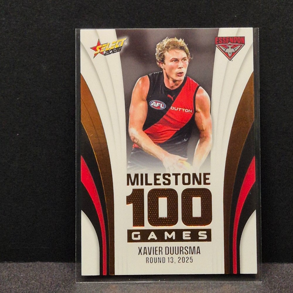 2026 AFL Footy Stars - Milestone Games - MG27 - Xavier Duursma