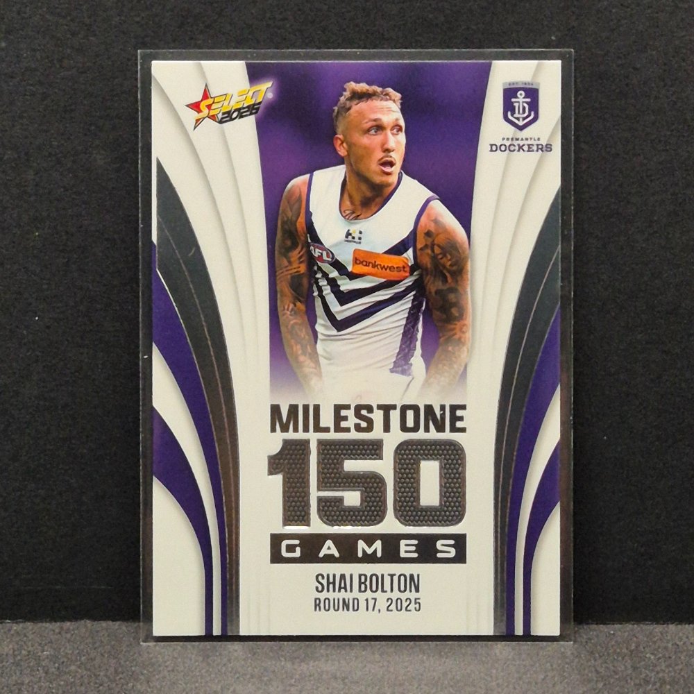 2026 AFL Footy Stars - Milestone Games - MG34 - Shai Bolton