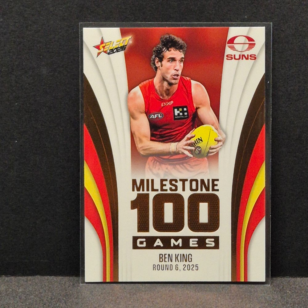 2026 AFL Footy Stars - Milestone Games - MG48 - Ben King