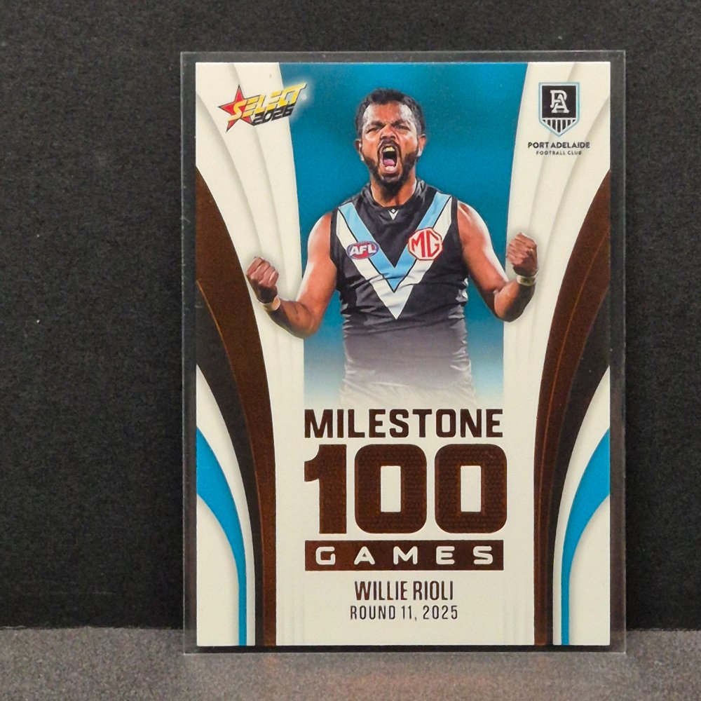 2026 AFL Footy Stars - Milestone Games - MG73 - Willie Rioli
