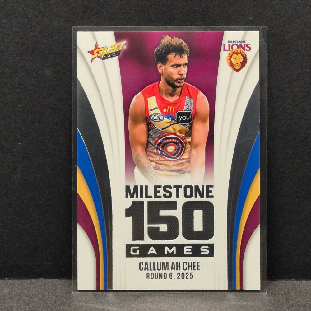 2026 AFL Footy Stars - Milestone Games - MG8 - Callum Ah Chee