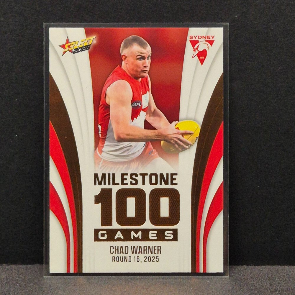 2026 AFL Footy Stars - Milestone Games - MG93 - Chad Warner