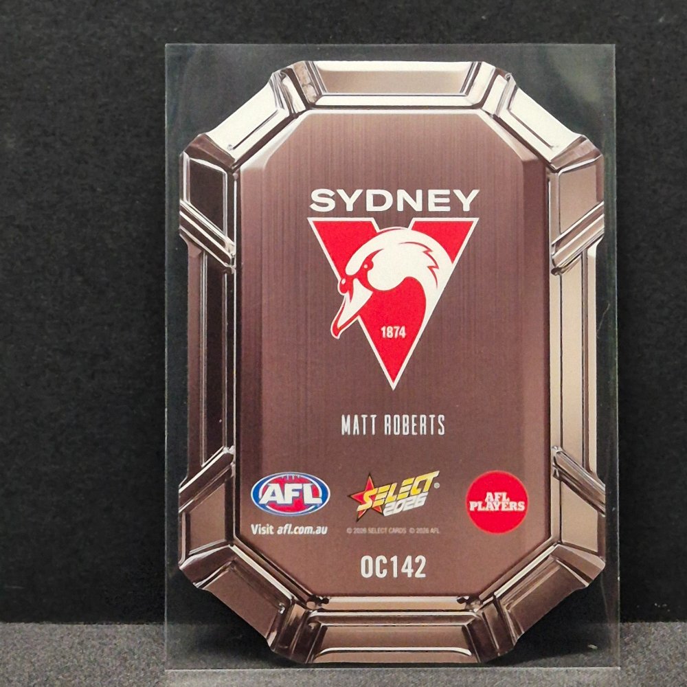 2026 AFL Footy Stars - Octane Die-Cut - OC142 - Matt Roberts