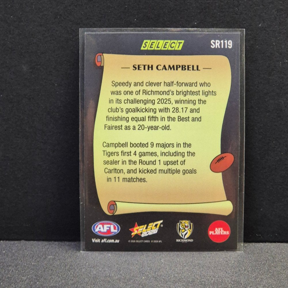 2026 AFL Footy Stars - Select Rewind - SR119 - Seth Campbell