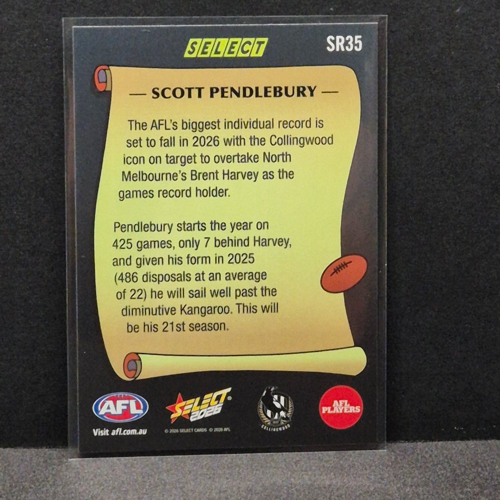 2026 AFL Footy Stars - Select Rewind - SR35 - Scott Pendlebury