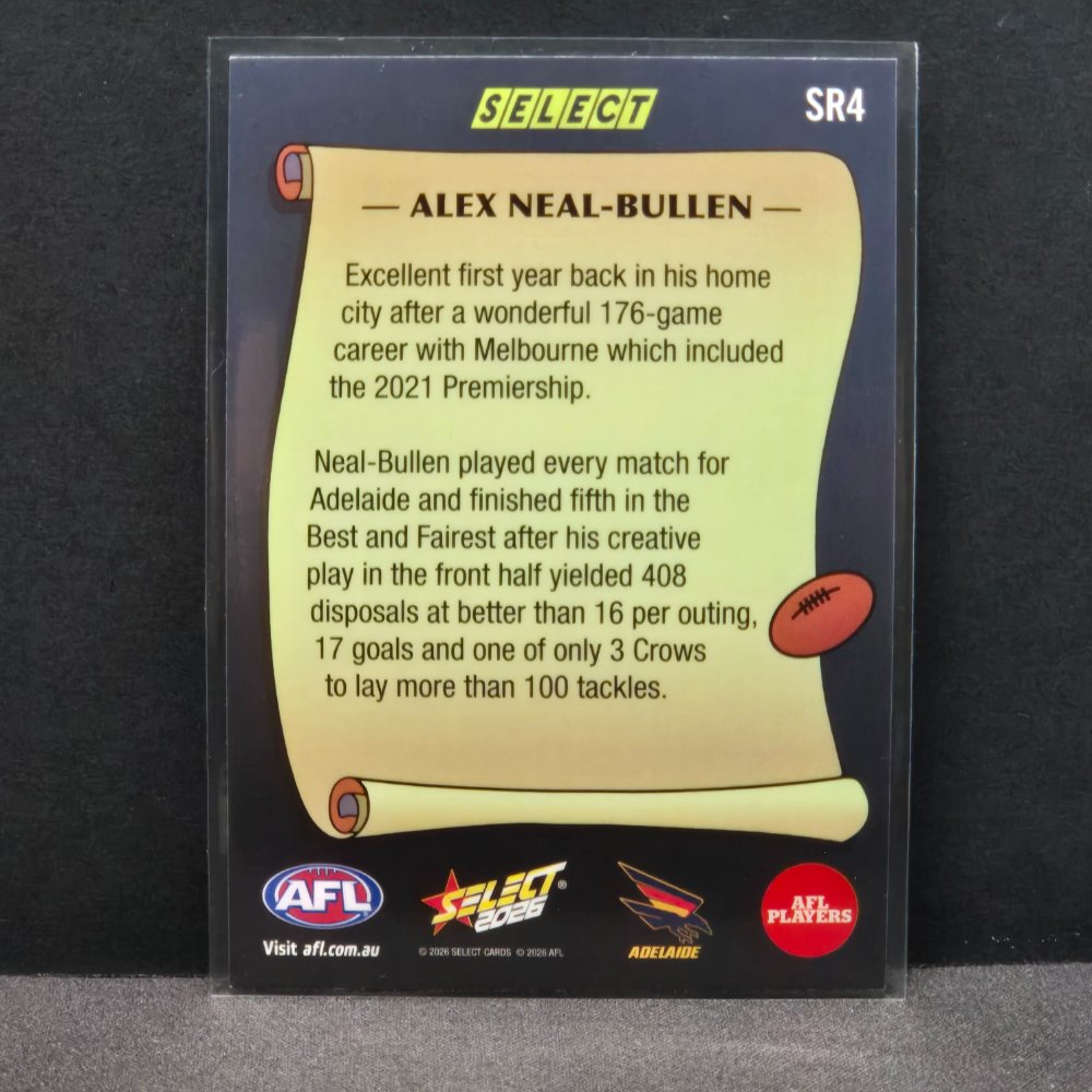 2026 AFL Footy Stars - Select Rewind - SR4 - Alex Neal-Bullen