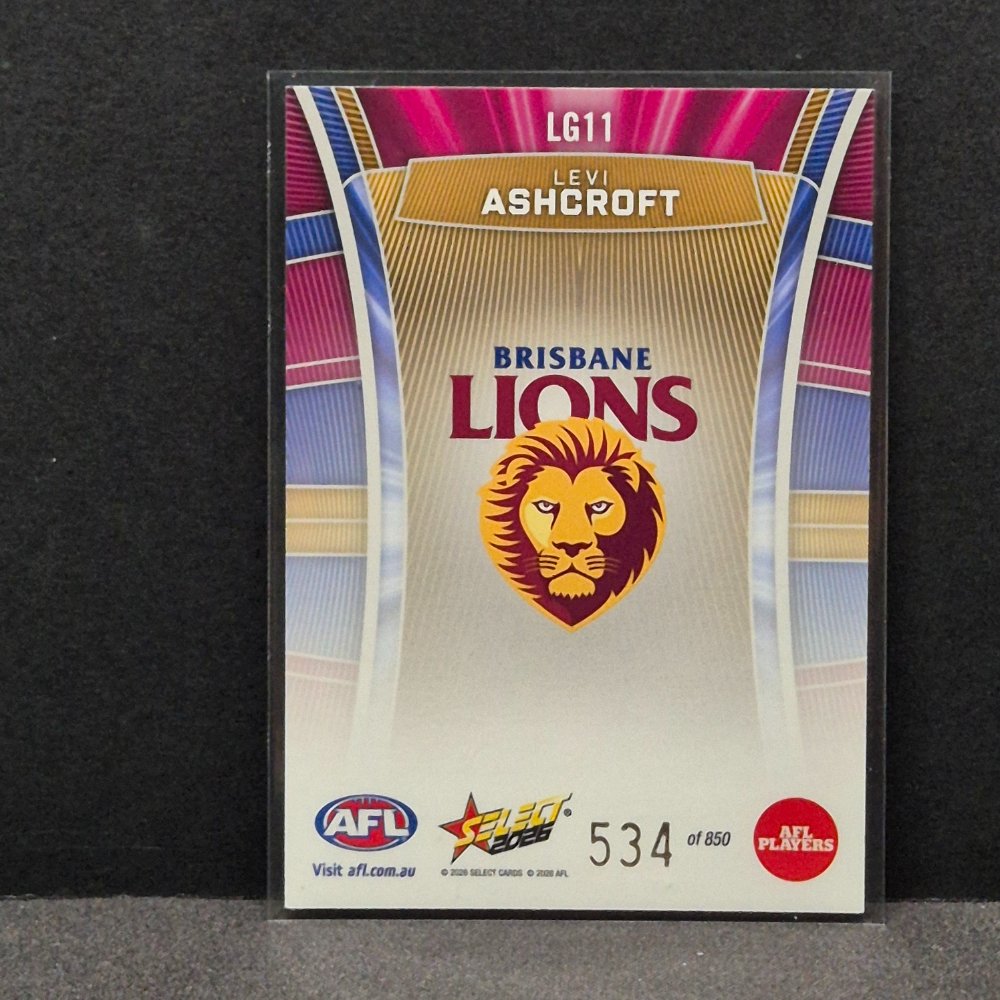 2026 AFL Footy Stars Hobby - Luminous - LG11 - Levi Ashcroft