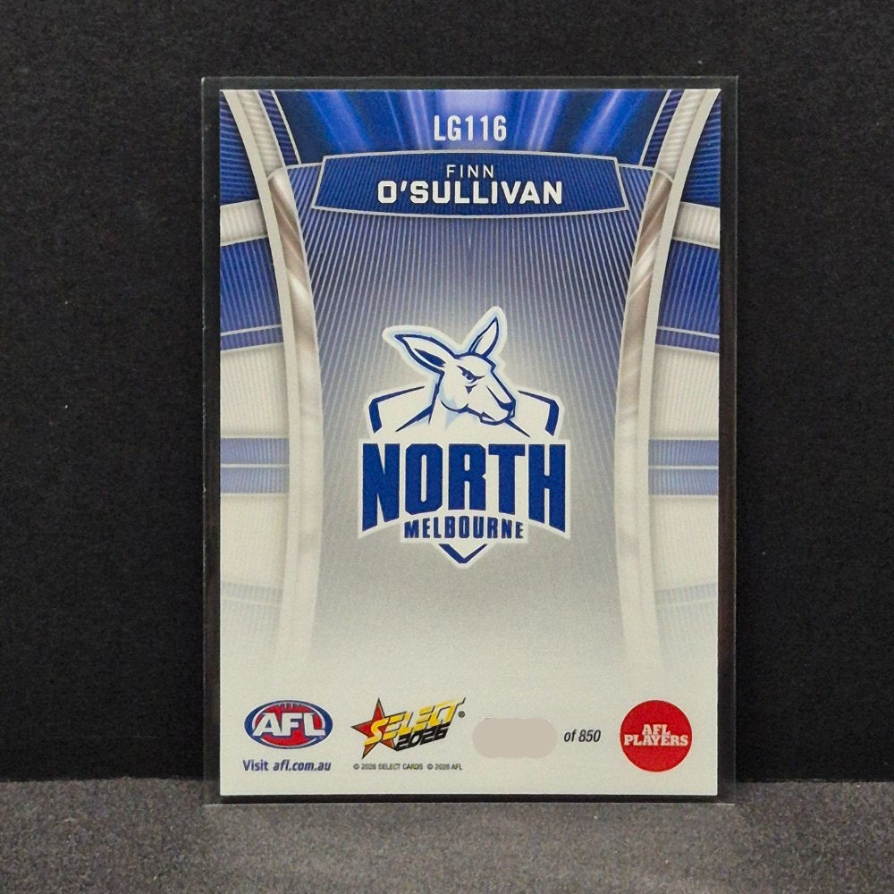 2026 AFL Footy Stars Hobby - Luminous - LG116 - Finn O'Sullivan