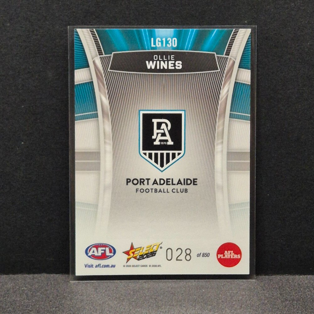 2026 AFL Footy Stars Hobby - Luminous - LG130 - Ollie Wines
