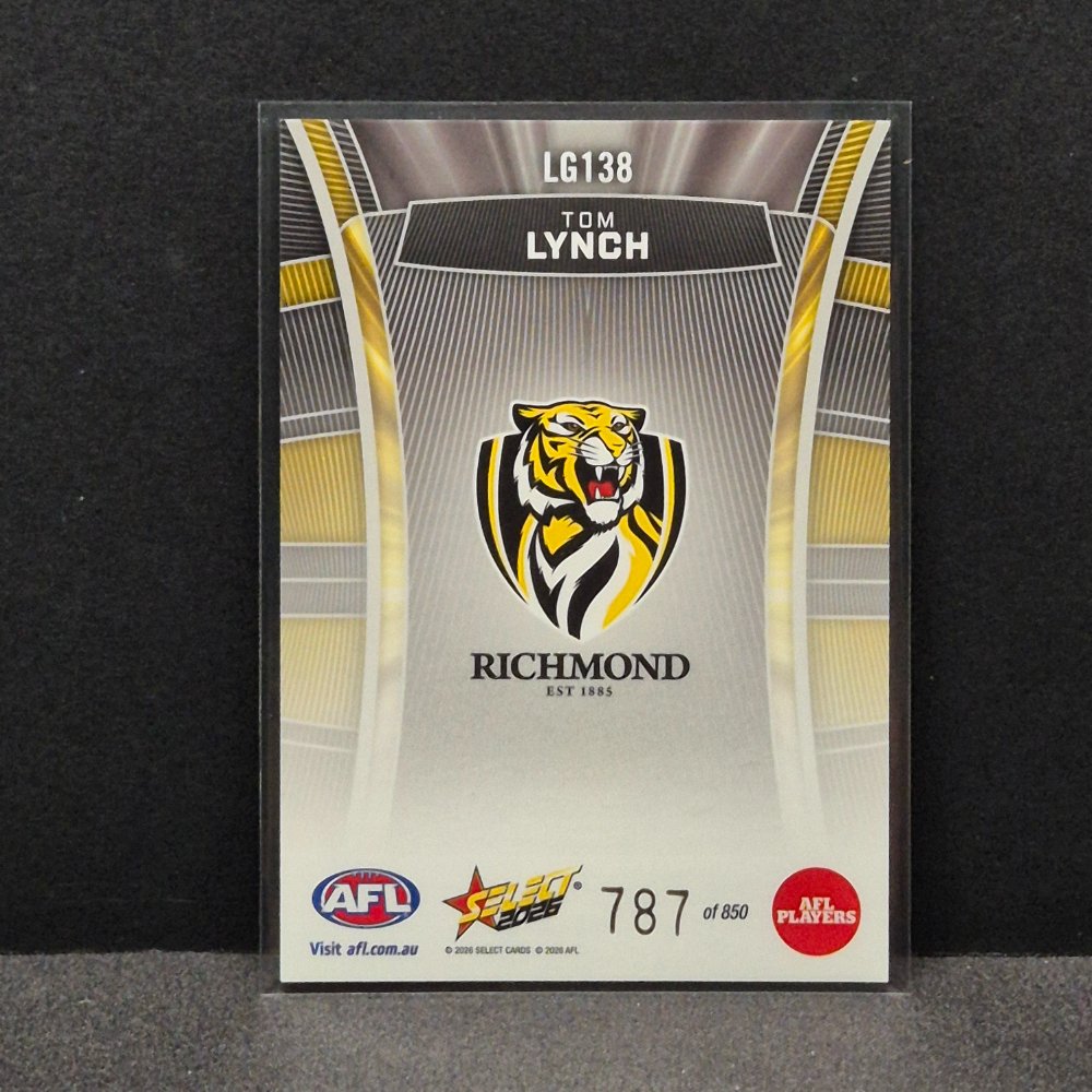 2026 AFL Footy Stars Hobby - Luminous - LG138 - Tom Lynch