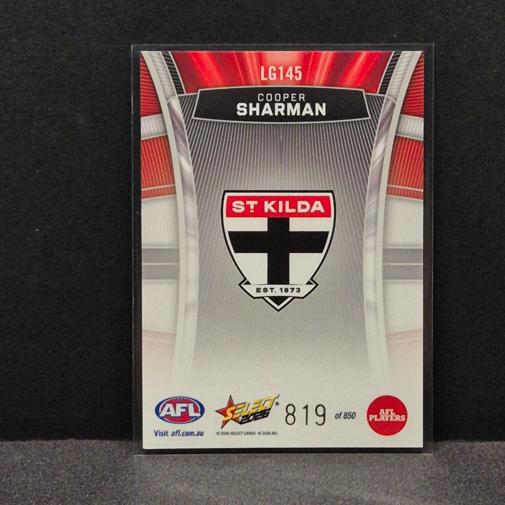 2026 AFL Footy Stars Hobby - Luminous - LG145 - Cooper Sharman