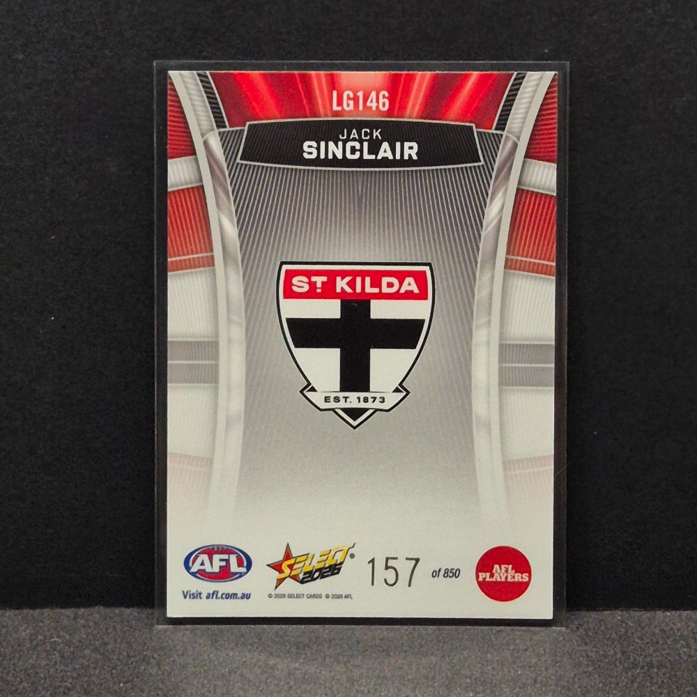 2026 AFL Footy Stars Hobby - Luminous - LG146 - Jack Sinclair