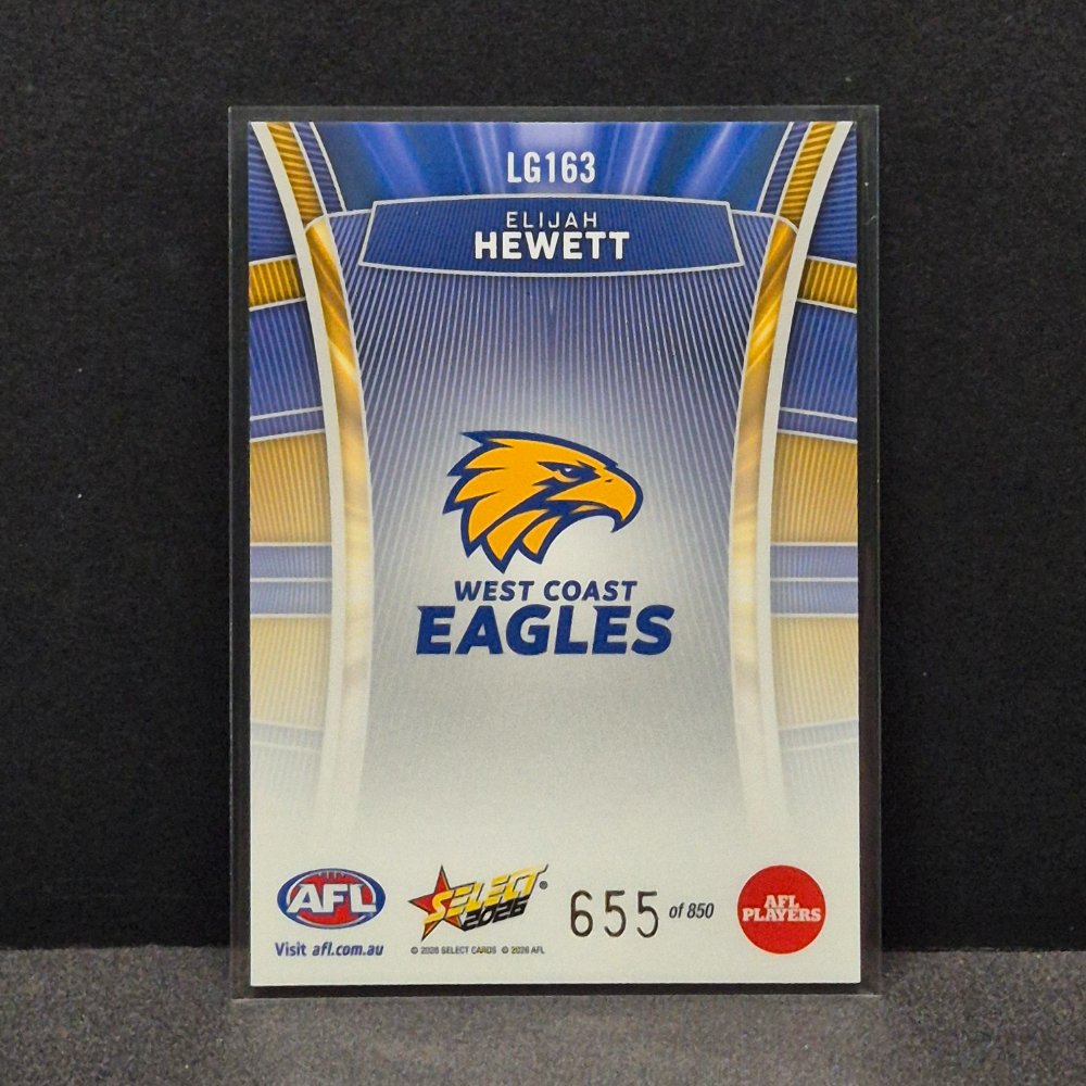 2026 AFL Footy Stars Hobby - Luminous - LG163 - Elijah Hewett