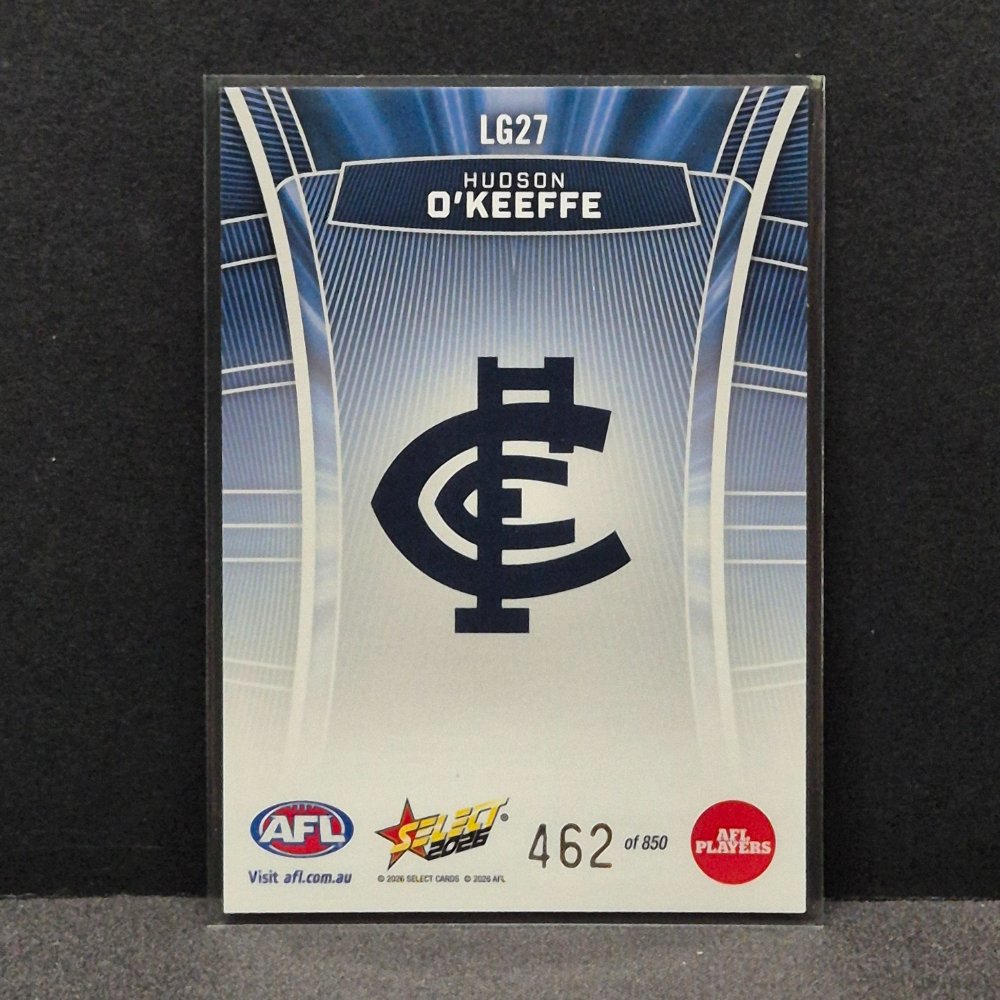 2026 AFL Footy Stars Hobby - Luminous - LG27 - Hudson O'Keeffe
