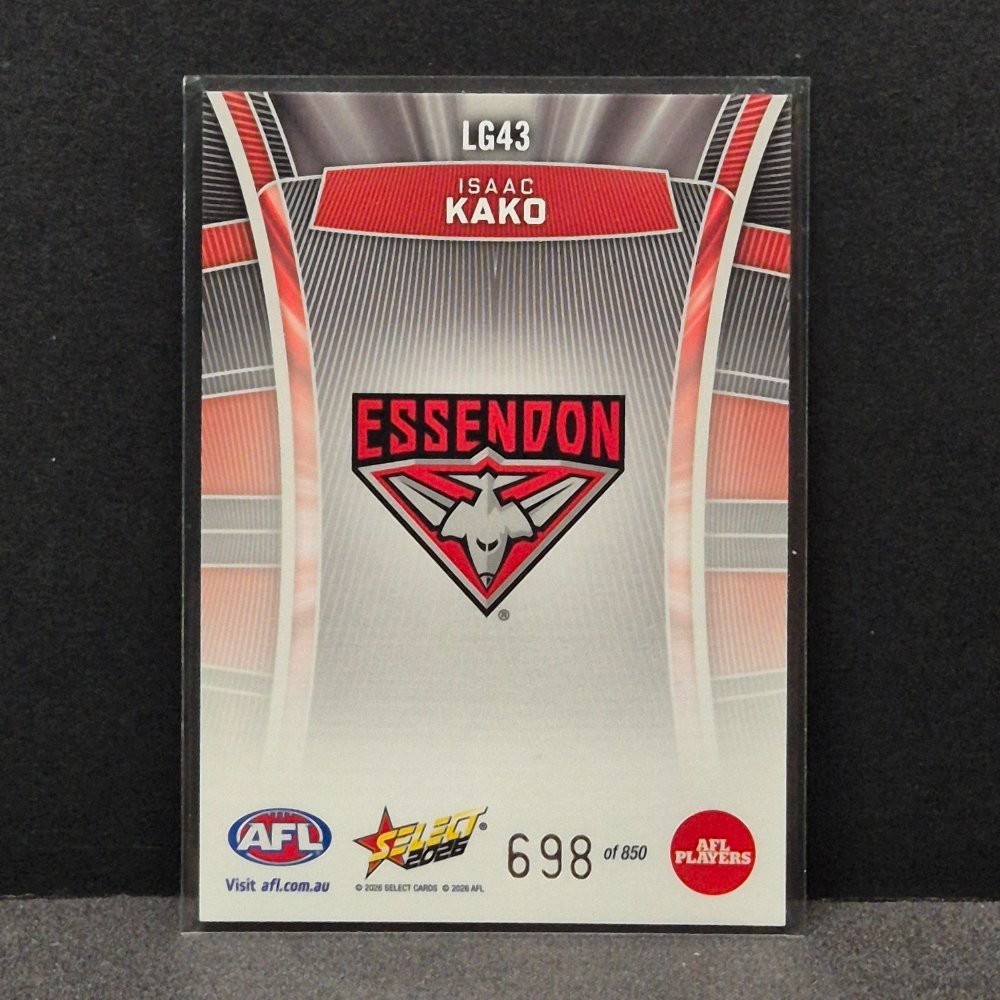 2026 AFL Footy Stars Hobby - Luminous - LG43 - Isaac Kako