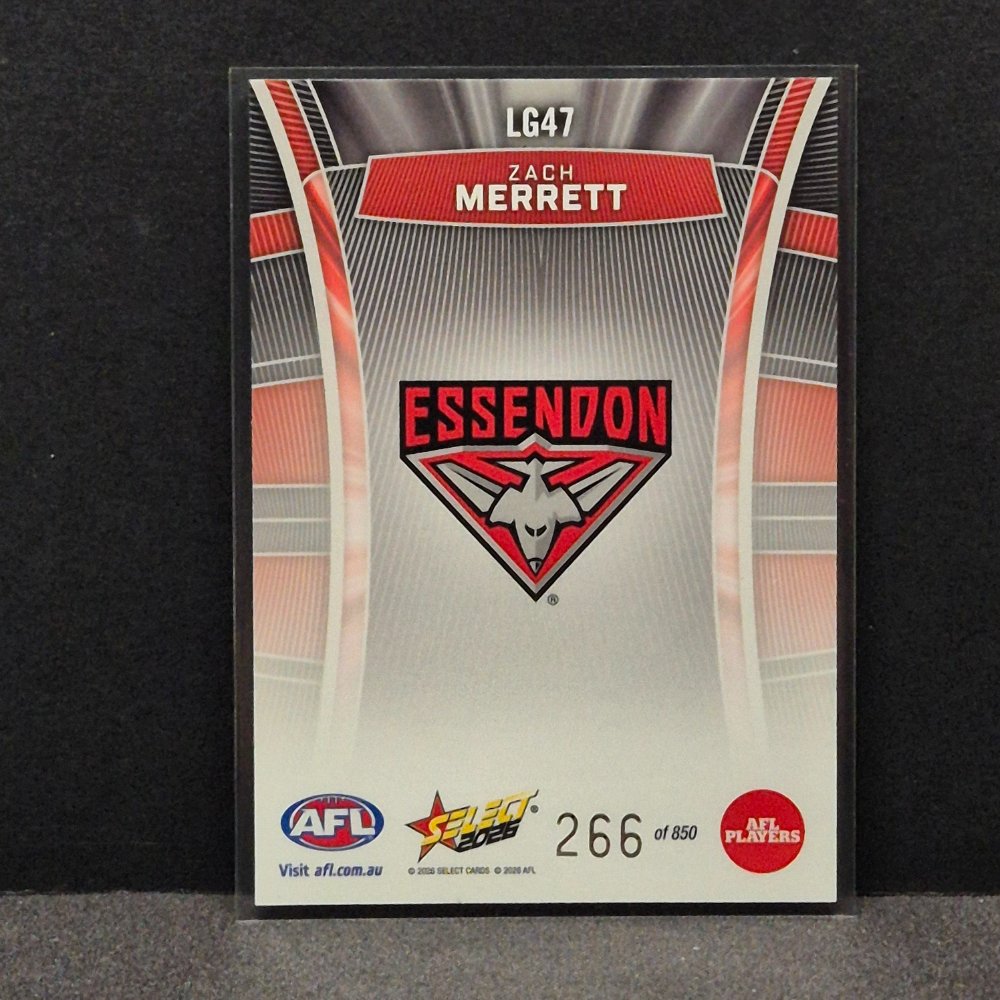 2026 AFL Footy Stars Hobby - Luminous - LG47 - Zach Merrett