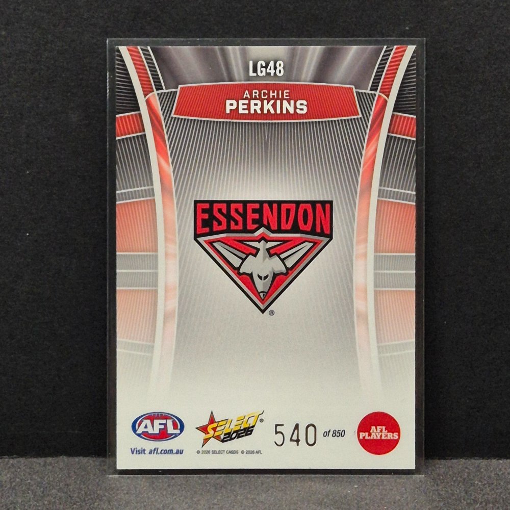 2026 AFL Footy Stars Hobby - Luminous - LG48 - Archie Perkins