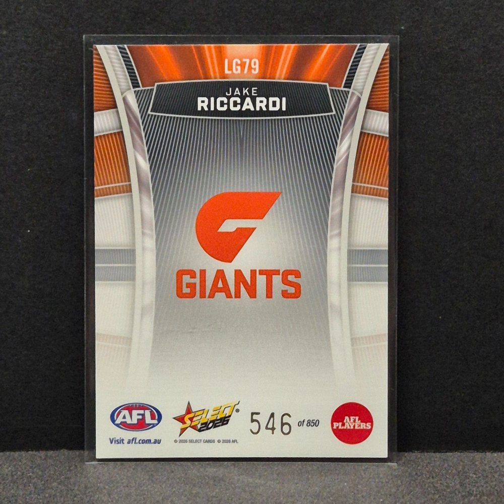 2026 AFL Footy Stars Hobby - Luminous - LG79 - Jake Riccardi