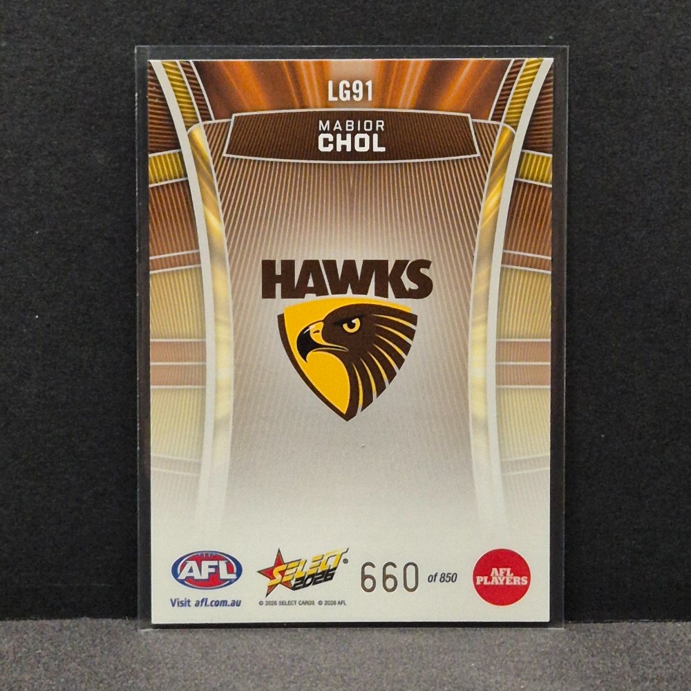 2026 AFL Footy Stars Hobby - Luminous - LG91 - Mabior Chol