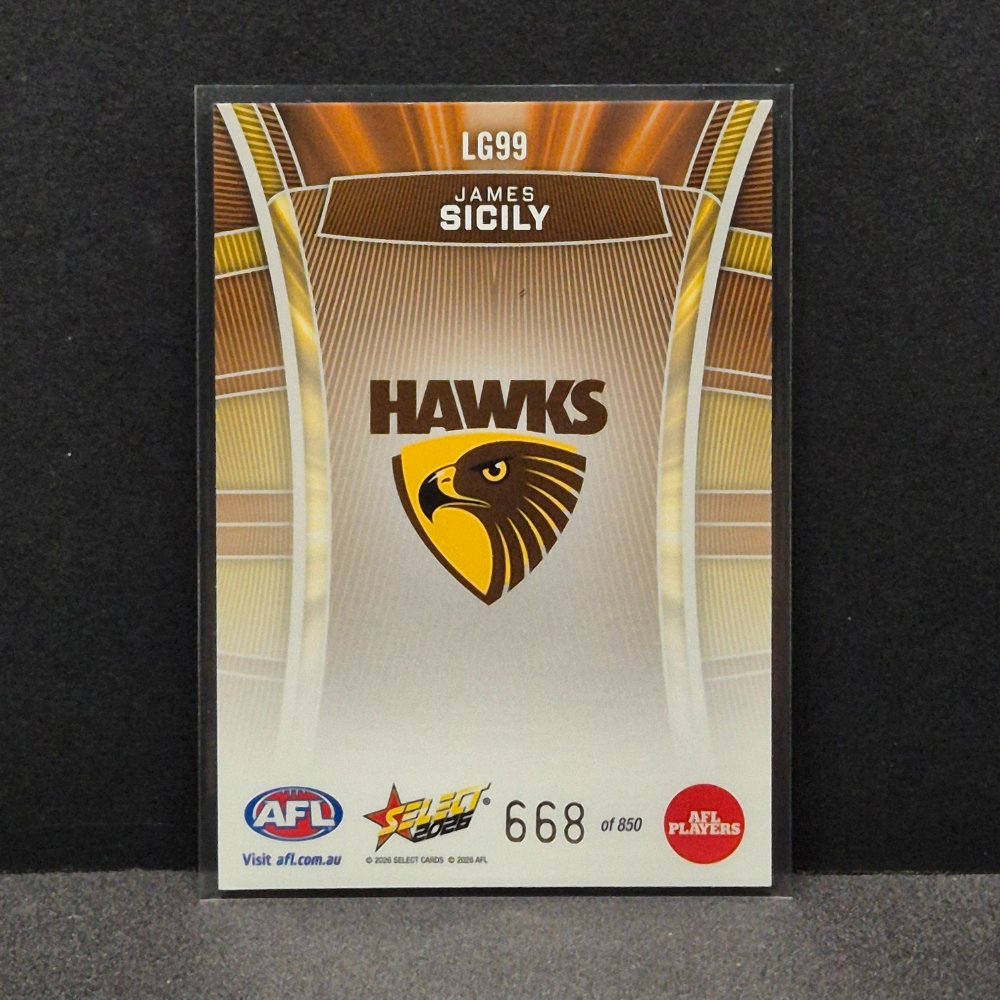 2026 AFL Footy Stars Hobby - Luminous - LG99 - James Sicily