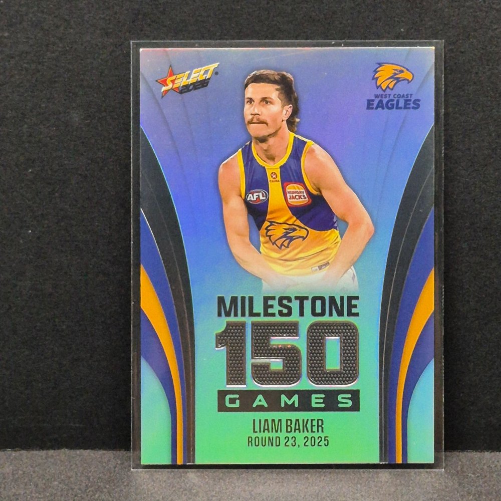 2026 AFL Footy Stars Hobby - Milestone Games - MGH101 - Liam Baker