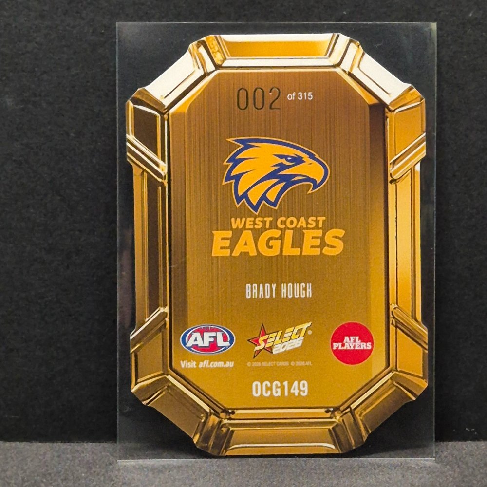 2026 AFL Footy Stars Hobby - Octane Gold - OCG149 - Brady Hough