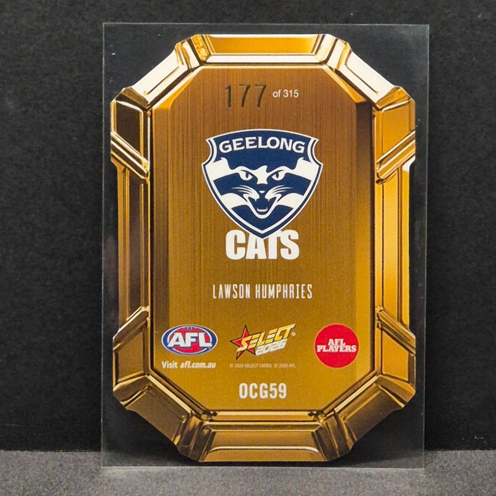 2026 AFL Footy Stars Hobby - Octane Gold - OCG59 - Lawson Humphries