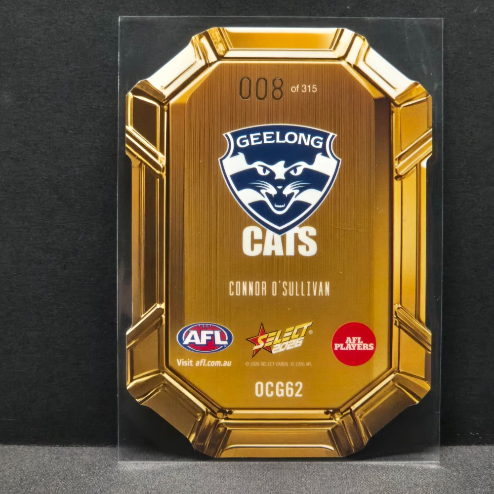 2026 AFL Footy Stars Hobby - Octane Gold - OCG62 - Connor O'Sullivan