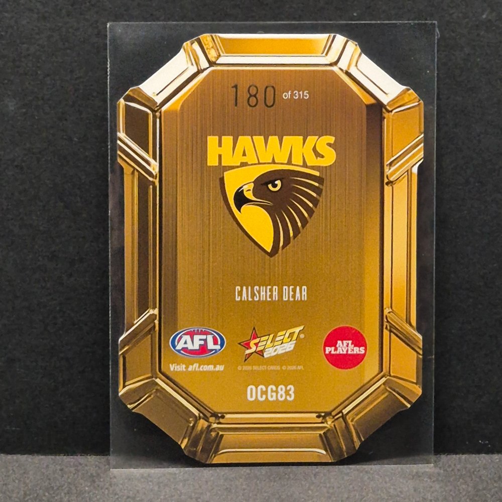 2026 AFL Footy Stars Hobby - Octane Gold - OCG83 - Calsher Dear