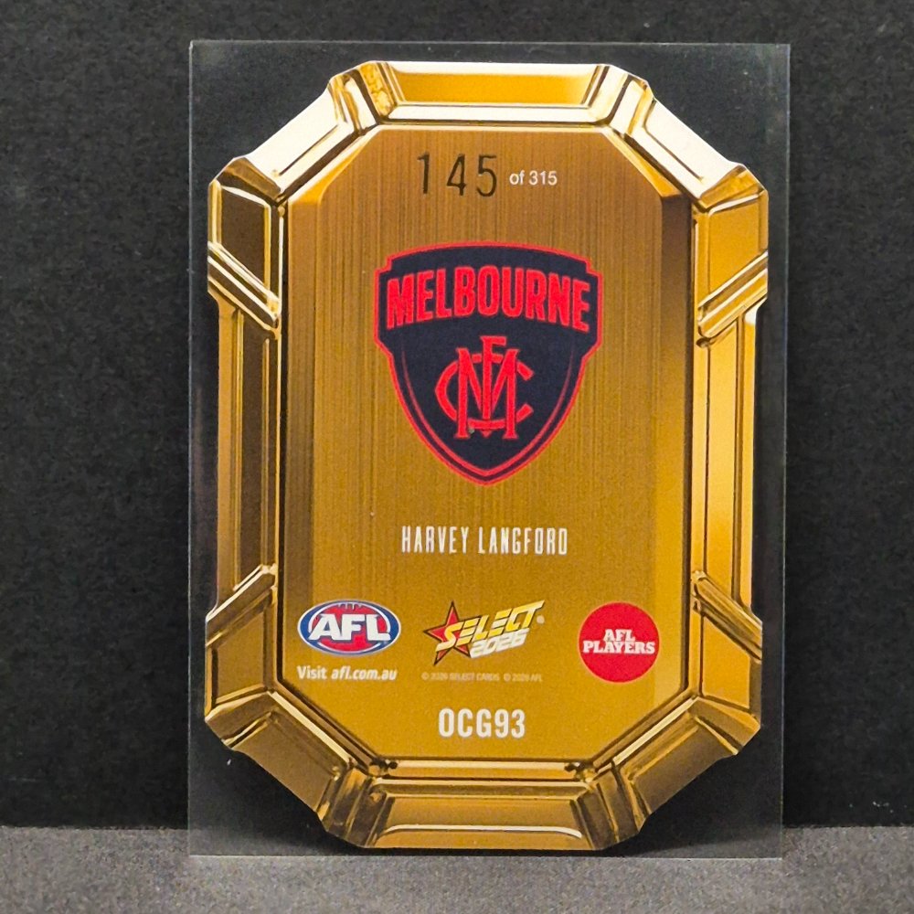 2026 AFL Footy Stars Hobby - Octane Gold - OCG93 - Harvey Langford