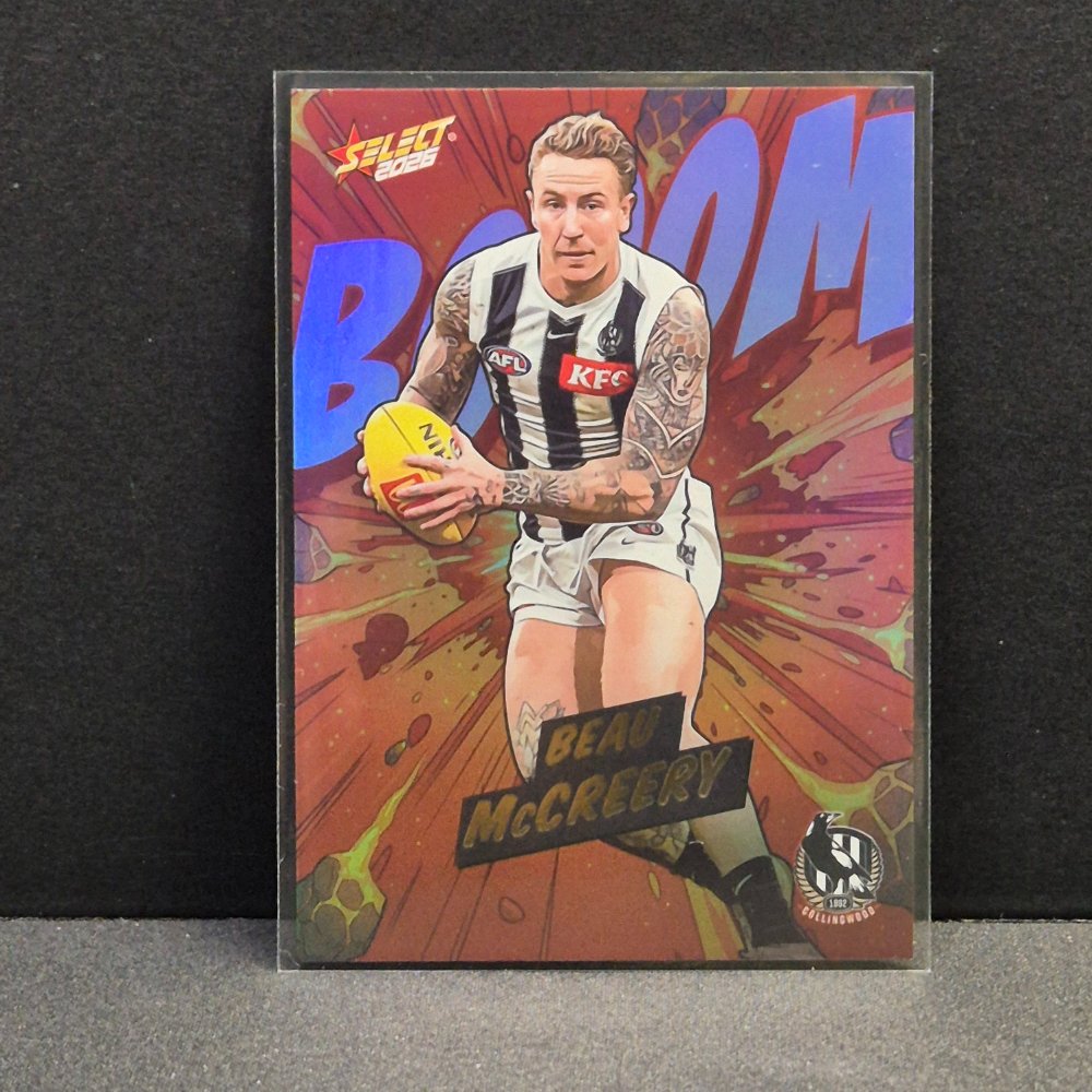 2026 AFL Footy Stars Hobby - Booom Lava - BL25 - Beau McCreery