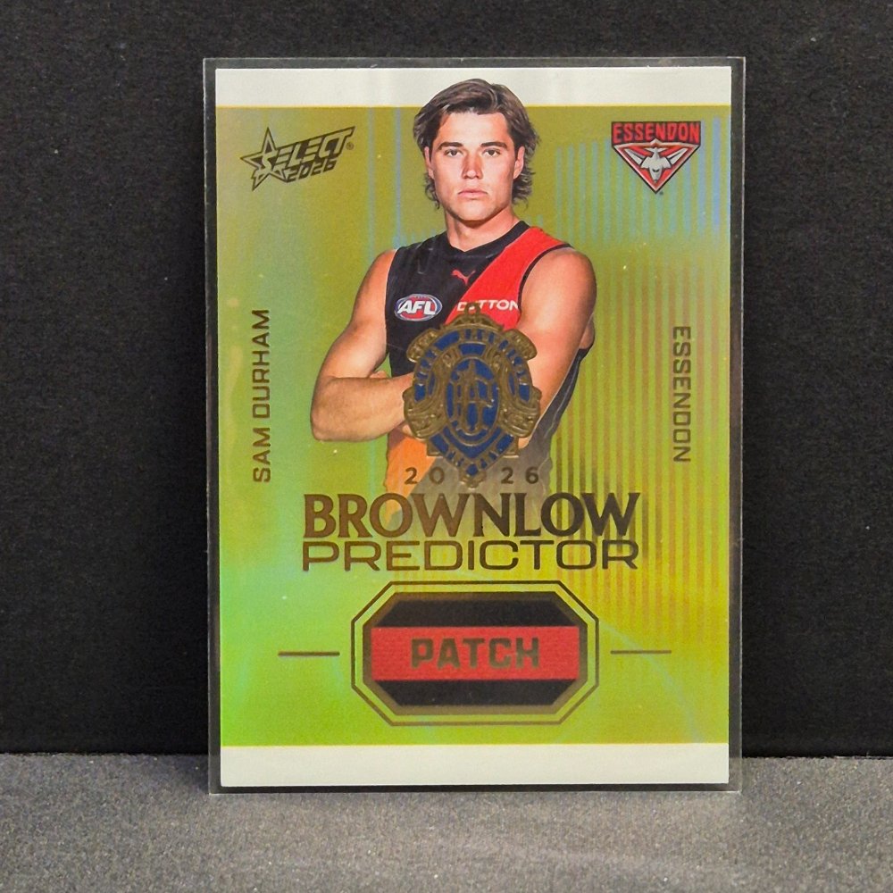 2026 AFL Footy Stars Brownlow Predictor Patch Sam Durham #048/220
