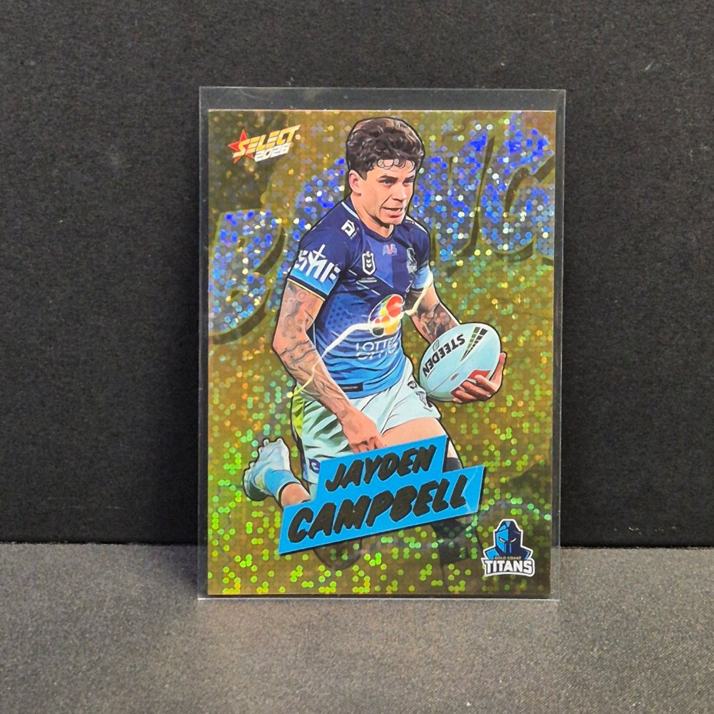 2026 NRL League Heroes - Bang Gold - BG27 - Jayden Campbell