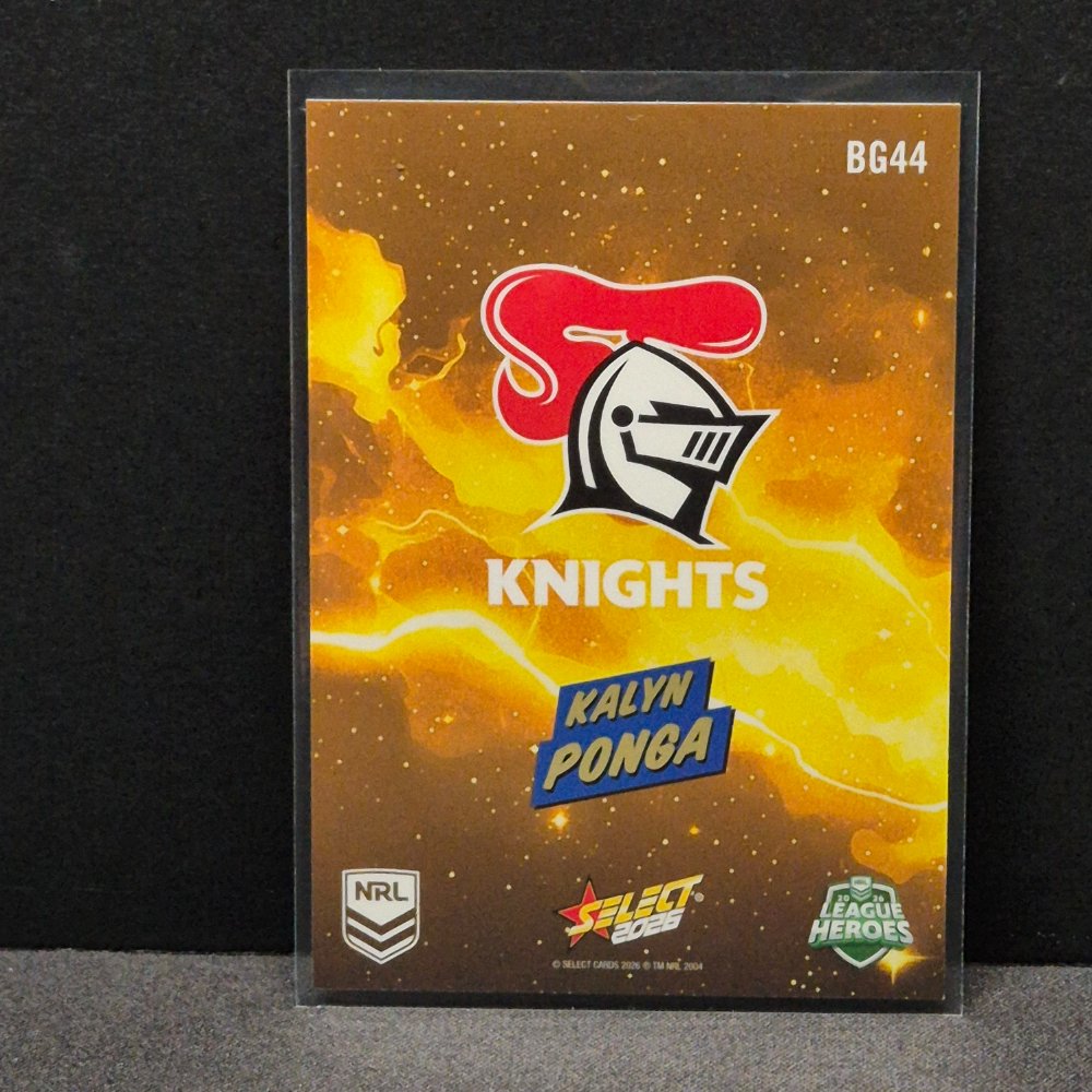 2026 NRL League Heroes - Bang Gold - BG44 - Kalyn Ponga