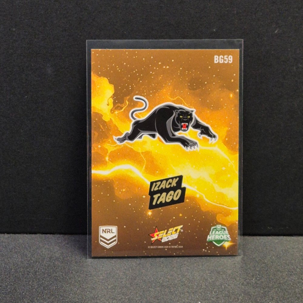 2026 NRL League Heroes - Bang Gold - BG59 - Izack Tago